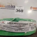 LOTE 360 - 01 ROLO DE CABO FLEXÍVEL 100M 1X4MM NA COR VERDE(NOVO). (NO ESTADO) ATENÇÃO! FAZER A VISITAÇÃO ANTES DE ARREMATAR, NÃO SABEMOS SE FUNCIONA. LEILÃO NÃO TEM GARANTIA E NEM DEVOLUÇÃO, SUJEITO A POSSÍVEIS AVARIAS VISÍVEIS/OCULTAS E/OU AUSÊNCIA DE COMPONENTES.