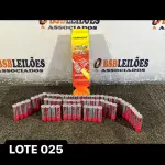 LOTE 025 - 01 CAIXA COM 60 PILHAS AA ( NOVO ) ( NO ESTADO )