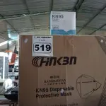 LOTE 519 - 01 CAIXA COM APROXIMADAMENTE 1.000 MASCARAS DESCARTÁVEIS KN95 . (NO ESTADO) ATENÇÃO! FAZER A VISITAÇÃO ANTES DE ARREMATAR, NÃO SABEMOS SE FUNCIONA. LEILÃO NÃO TEM GARANTIA E NEM DEVOLUÇÃO, SUJEITO A POSSÍVEIS AVARIAS VISÍVEIS/OCULTAS E/OU AUSÊNCIA DE COMPONENTES.
