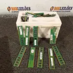 LOTE 022 - 01 LOTE COM VÁRIAS MEMORIAS PARA PC E NOTEBOOK MARCAS E MODELOS DIVERSOS. (NO ESTADO) ATENÇÃO! FAZER A VISITAÇÃO ANTES DE ARREMATAR, NÃO SABEMOS SE FUNCIONA. LEILÃO NÃO TEM GARANTIA E NEM DEVOLUÇÃO, SUJEITO A POSSÍVEIS AVARIAS VISÍVEIS/OCULTAS E/OU AUSÊNCIA DE COMPONENTES.