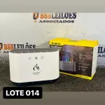 LOTE 014 - 01 UMIDIFICADOR DE AR E AROMATIZADOR COM LED MULTICORES( NOVO ) ( NO ESTADO )