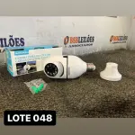 LOTE 048 - 01 LAMPADA CÂMERA COM MOVIMENTO VIA WI-FI ( NOVO ) ( NO ESTADO )