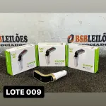 LOTE 009 - 03 CARREGADORES VEICULARES FASTCHARGERS COM USB E BLUETOOTH( NOVO ) ( NO ESTADO )