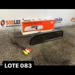 LOTE 083 - 01 RETROVISOR COM ESPELHAMENTO DE CÂMERA DE RÉ ( NOVO ) ( NO ESTADO )