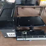 LOTE 543 - 01 CPU, 01 TECLADO E 01 MONITOR CORE I3.(NO ESTADO) ATENÇÃO! FAZER A VISITAÇÃO ANTES DE ARREMATAR, NÃO SABEMOS SE FUNCIONA. LEILÃO NÃO TEM GARANTIA E NEM DEVOLUÇÃO, SUJEITO A POSSÍVEIS AVARIAS VISÍVEIS/OCULTAS E/OU AUSÊNCIA DE COMPONENTES.