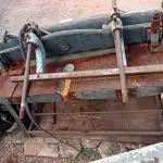 LOTE 551 - 01 CORTADORA DE CHAPAS. (NO ESTADO, LEILÃO NÃO TEM GARANTIA E NEM DEVOLUÇÃO, SUJEITO A POSSÍVEIS AVARIAS VISÍVEIS/OCULTAS E/OU AUSÊNCIA DE COMPONENTES).