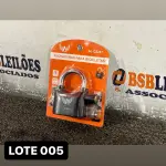 LOTE 005 - 01 CADEADO ELETRÔNICO TAMANHO GG PARA MOTO E BICICLETA( NOVO ) ( NO ESTADO )