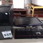 LOTE 537 - 01 CPU, 01 TECLADO E 01 MONITOR CORE I3.(NO ESTADO) ATENÇÃO! FAZER A VISITAÇÃO ANTES DE ARREMATAR, NÃO SABEMOS SE FUNCIONA. LEILÃO NÃO TEM GARANTIA E NEM DEVOLUÇÃO, SUJEITO A POSSÍVEIS AVARIAS VISÍVEIS/OCULTAS E/OU AUSÊNCIA DE COMPONENTES.