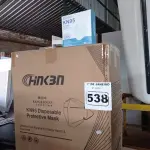 LOTE 538 - 01 CAIXA COM APROXIMADAMENTE 1.000 MASCARAS DESCARTÁVEIS KN95 . (NO ESTADO) ATENÇÃO! FAZER A VISITAÇÃO ANTES DE ARREMATAR, NÃO SABEMOS SE FUNCIONA. LEILÃO NÃO TEM GARANTIA E NEM DEVOLUÇÃO, SUJEITO A POSSÍVEIS AVARIAS VISÍVEIS/OCULTAS E/OU AUSÊNCIA DE COMPONENTES.