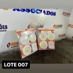 LOTE 007 - 02 KITS DE LÂMPADAS DE LED COM CONTROLE REMOTO( NOVO ) ( NO ESTADO )