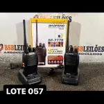 LOTE 057 - 01 KIT RADIO COMUNICADOR ( NOVO ) ( NO ESTADO )