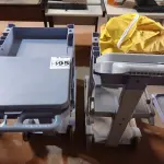 LOTE 495 - 02 CARRINHOS PARA LIMPEZA INDUSTRIAL INCOMPLETO. (NO ESTADO) ATENÇÃO! FAZER A VISITAÇÃO ANTES DE ARREMATAR, NÃO SABEMOS SE FUNCIONA. LEILÃO NÃO TEM GARANTIA E NEM DEVOLUÇÃO, SUJEITO A POSSÍVEIS AVARIAS VISÍVEIS/OCULTAS E/OU AUSÊNCIA DE COMPONENTES.