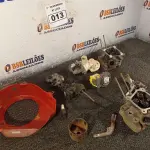 LOTE 013 - 01 LOTE COM VÁRIAS PEÇAS PARA MOTORES E 02 BOMBAS D’AGUA PARA MÁQUINA DE LAVAR MARCAS E MODELOS DIVERSOS.  (NO ESTADO) ATENÇÃO! FAZER A VISITAÇÃO ANTES DE ARREMATAR, NÃO SABEMOS SE FUNCIONA. LEILÃO NÃO TEM GARANTIA E NEM DEVOLUÇÃO, SUJEITO A POSSÍVEIS AVARIAS VISÍVEIS/OCULTAS E/OU AUSÊNCIA DE COMPONENTES.