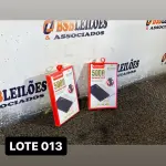 LOTE 013 - 02 POWERBANKS DE 5000MAH MODELO SLIM( NOVO ) ( NO ESTADO )