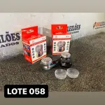 LOTE 058 - 02 BARBEADORES ELETRICOS PORTATEIS PEQUENOS ( NOVO ) ( NO ESTADO )