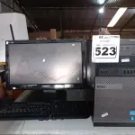 LOTE 523 - 01 CPU, 01 TECLADO E 01 MONITOR CORE I3.(NO ESTADO) ATENÇÃO! FAZER A VISITAÇÃO ANTES DE ARREMATAR, NÃO SABEMOS SE FUNCIONA. LEILÃO NÃO TEM GARANTIA E NEM DEVOLUÇÃO, SUJEITO A POSSÍVEIS AVARIAS VISÍVEIS/OCULTAS E/OU AUSÊNCIA DE COMPONENTES.
