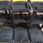 LOTE 496 - 03 CARRINHOS PARA LIMPEZA INDUSTRIAL INCOMPLETO. (NO ESTADO) ATENÇÃO! FAZER A VISITAÇÃO ANTES DE ARREMATAR, NÃO SABEMOS SE FUNCIONA. LEILÃO NÃO TEM GARANTIA E NEM DEVOLUÇÃO, SUJEITO A POSSÍVEIS AVARIAS VISÍVEIS/OCULTAS E/OU AUSÊNCIA DE COMPONENTES.
