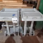 LOTE 512 - 02 CARRINHOS PARA LIMPEZA INDUSTRIAL INCOMPLETO. (NO ESTADO) ATENÇÃO! FAZER A VISITAÇÃO ANTES DE ARREMATAR, NÃO SABEMOS SE FUNCIONA. LEILÃO NÃO TEM GARANTIA E NEM DEVOLUÇÃO, SUJEITO A POSSÍVEIS AVARIAS VISÍVEIS/OCULTAS E/OU AUSÊNCIA DE COMPONENTES.