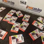 LOTE 562 - 01 LOTE COM CARTOES DE MEMORIA DE 16GK. (NO ESTADO) ATENÇÃO! FAZER A VISITAÇÃO ANTES DE ARREMATAR, NÃO SABEMOS SE FUNCIONA. LEILÃO NÃO TEM GARANTIA E NEM DEVOLUÇÃO, SUJEITO A POSSÍVEIS AVARIAS VISÍVEIS/OCULTAS E/OU AUSÊNCIA DE COMPONENTES.
