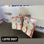 LOTE 007 - 02 KITS DE LÂMPADAS DE LED COM CONTROLE REMOTO( NOVO ) ( NO ESTADO )