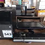 LOTE 543 - 01 CPU, 01 TECLADO E 01 MONITOR CORE I3.(NO ESTADO) ATENÇÃO! FAZER A VISITAÇÃO ANTES DE ARREMATAR, NÃO SABEMOS SE FUNCIONA. LEILÃO NÃO TEM GARANTIA E NEM DEVOLUÇÃO, SUJEITO A POSSÍVEIS AVARIAS VISÍVEIS/OCULTAS E/OU AUSÊNCIA DE COMPONENTES.