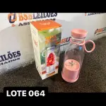 LOTE 064 - 01 LIQUIDIFICADOR ELETRONICO PORTATIL ( NOVO ) ( NO ESTADO )