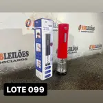 LOTE 099 - 01 ABRIDOR DE VINHO ELETRICO VERMELHO ( NOVO ) ( NO ESTADO )