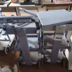 LOTE 494 - 02 CARRINHOS PARA LIMPEZA INDUSTRIAL INCOMPLETO. (NO ESTADO) ATENÇÃO! FAZER A VISITAÇÃO ANTES DE ARREMATAR, NÃO SABEMOS SE FUNCIONA. LEILÃO NÃO TEM GARANTIA E NEM DEVOLUÇÃO, SUJEITO A POSSÍVEIS AVARIAS VISÍVEIS/OCULTAS E/OU AUSÊNCIA DE COMPONENTES.