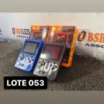 LOTE 053 - 02 VIDEOGAMES PORTATEIS RETRO COM INUMEROS JOGOS ( NOVO ) ( NO ESTADO )