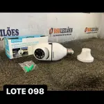 LOTE 098 - 01 CÂMERA LAMPADA WI-FI COM BOCAU ( NOVO ) ( NO ESTADO )