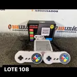LOTE 108 - 01 VIDEOGAME RETRÔ COM 600 JOGOS ( NOVO ) ( NO ESTADO )