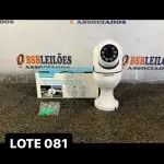 LOTE 081 - 01 CÂMERA WI-FI  LAMPADAS COM BOCAU E CONTROLE DE MOVIMENTO ( NOVO ) ( NO ESTADO )