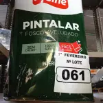 LOTE 061 - 01 LATA DE TINTA IQUINE PINTALAR FOSCO-AVELUDADO 18L NA COR BRANCO NEVE. (NO ESTADO) ATENÇÃO! FAZER A VISITAÇÃO ANTES DE ARREMATAR, NÃO SABEMOS SE FUNCIONA. LEILÃO NÃO TEM GARANTIA E NEM DEVOLUÇÃO, SUJEITO A POSSÍVEIS AVARIAS VISÍVEIS/OCULTAS E/OU AUSÊNCIA DE COMPONENTES.