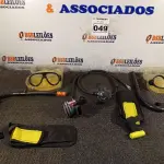 LOTE 049 - 02 ÓCULOS PARA MERGULHO, 02 SNORKEL E 01 REGULADOR DE PRESSÃO PARA TANQUE DE MERGULHO (NO ESTADO, NÃO SABEMOS SE FUNCIONA. LEILÃO NÃO TEM GARANTIA E NEM DEVOLUÇÃO).