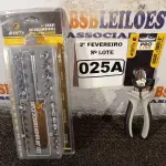 LOTE 025 - 01 KIT DE CHAVES INTERCAMBIÁVEIS MULTIFUNCIONAL E 01 ALICATE DE CORTE 6”. (NO ESTADO) ATENÇÃO! FAZER A VISITAÇÃO ANTES DE ARREMATAR, NÃO SABEMOS SE FUNCIONA. LEILÃO NÃO TEM GARANTIA E NEM DEVOLUÇÃO, SUJEITO A POSSÍVEIS AVARIAS VISÍVEIS/OCULTAS E/OU AUSÊNCIA DE COMPONENTES.