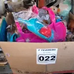 LOTE 022 - 01 LOTE COM BRINQUEDOS DIVERSOS (NO ESTADO, NÃO SABEMOS SE FUNCIONA. LEILÃO NÃO TEM GARANTIA E NEM DEVOLUÇÃO).