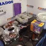 LOTE 014 - 01 LOTE COM UTENSÍLIOS PARA COZINHA (NO ESTADO, NÃO SABEMOS SE FUNCIONA. LEILÃO NÃO TEM GARANTIA E NEM DEVOLUÇÃO).