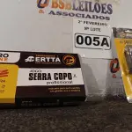 LOTE 005 - 01 SERRA COPO E 01 KIT DE CHAVES ALLEN. (NO ESTADO) ATENÇÃO! FAZER A VISITAÇÃO ANTES DE ARREMATAR, NÃO SABEMOS SE FUNCIONA. LEILÃO NÃO TEM GARANTIA E NEM DEVOLUÇÃO, SUJEITO A POSSÍVEIS AVARIAS VISÍVEIS/OCULTAS E/OU AUSÊNCIA DE COMPONENTES.
