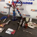 LOTE 019 - 01 NARGUILÉ COM ACESSÓRIOS (NO ESTADO, NÃO SABEMOS SE FUNCIONA. LEILÃO NÃO TEM GARANTIA E NEM DEVOLUÇÃO).