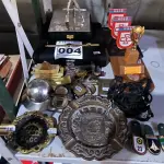 LOTE 004 - 01 LOTE COM ARTIGOS PARA DECORAÇÃO (NO ESTADO, NÃO SABEMOS SE FUNCIONA. LEILÃO NÃO TEM GARANTIA E NEM DEVOLUÇÃO).