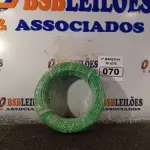 LOTE 070 - 01 ROLO DE CABO FLEXÍVEL 100M 1X4MM NA COR VERDE (NOVO). (NO ESTADO) ATENÇÃO! FAZER A VISITAÇÃO ANTES DE ARREMATAR, NÃO SABEMOS SE FUNCIONA. LEILÃO NÃO TEM GARANTIA E NEM DEVOLUÇÃO, SUJEITO A POSSÍVEIS AVARIAS VISÍVEIS/OCULTAS E/OU AUSÊNCIA DE COMPONENTES.