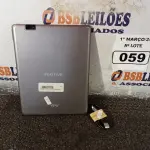 LOTE 059 - 01 TABLET MARCA POSITIVO COM CABO. (NO ESTADO) ATENÇÃO! FAZER A VISITAÇÃO ANTES DE ARREMATAR, NÃO SABEMOS SE FUNCIONA. LEILÃO NÃO TEM GARANTIA E NEM DEVOLUÇÃO, SUJEITO A POSSÍVEIS AVARIAS VISÍVEIS/OCULTAS E/OU AUSÊNCIA DE COMPONENTES.