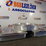 LOTE 183 - 06 ASSADEIRAS EM ALUMÍNIO SENDO 02 REDONDAS. (NO ESTADO) ATENÇÃO! FAZER A VISITAÇÃO ANTES DE ARREMATAR, NÃO SABEMOS SE FUNCIONA. LEILÃO NÃO TEM GARANTIA E NEM DEVOLUÇÃO, SUJEITO A POSSÍVEIS AVARIAS VISÍVEIS/OCULTAS E/OU AUSÊNCIA DE COMPONENTES.