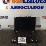 LOTE 086 - 01 NOTEBOOK MARCA LENOVO MODELO T410. (NO ESTADO) ATENÇÃO! FAZER A VISITAÇÃO ANTES DE ARREMATAR, NÃO SABEMOS SE FUNCIONA. LEILÃO NÃO TEM GARANTIA E NEM DEVOLUÇÃO, SUJEITO A POSSÍVEIS AVARIAS VISÍVEIS/OCULTAS E/OU AUSÊNCIA DE COMPONENTES.