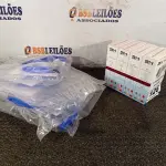 LOTE 126 - 04 TERMÔMETROS DIGITAL E 07 MASCARAS DE PROTEÇÃO. (NO ESTADO) ATENÇÃO! FAZER A VISITAÇÃO ANTES DE ARREMATAR, NÃO SABEMOS SE FUNCIONA. LEILÃO NÃO TEM GARANTIA E NEM DEVOLUÇÃO, SUJEITO A POSSÍVEIS AVARIAS VISÍVEIS/OCULTAS E/OU AUSÊNCIA DE COMPONENTES.