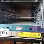 LOTE 189 - 01 FORNO A GÁS MARCA VENANCIO FIRI 80. (NOVO) (NO ESTADO, NÃO SABEMOS SE FUNCIONA. LEILÃO NÃO TEM GARANTIA E NEM DEVOLUÇÃO).