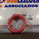 LOTE 150 - 01 ROLO DE CABO FLEXÍVEL 100M 1X2,5MM NA COR VERMELHA (NOVO). (NO ESTADO) ATENÇÃO! FAZER A VISITAÇÃO ANTES DE ARREMATAR, NÃO SABEMOS SE FUNCIONA. LEILÃO NÃO TEM GARANTIA E NEM DEVOLUÇÃO, SUJEITO A POSSÍVEIS AVARIAS VISÍVEIS/OCULTAS E/OU AUSÊNCIA DE COMPONENTES.