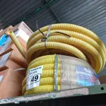 LOTE 149 - 02 ROLOS DE MANGUEIRA CORRUGADA. (NO ESTADO) ATENÇÃO! FAZER A VISITAÇÃO ANTES DE ARREMATAR, NÃO SABEMOS SE FUNCIONA. LEILÃO NÃO TEM GARANTIA E NEM DEVOLUÇÃO, SUJEITO A POSSÍVEIS AVARIAS VISÍVEIS/OCULTAS E/OU AUSÊNCIA DE COMPONENTES.