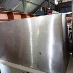 LOTE 167 - 01 COIFA LAVÁVEL EM AÇO INOX MEDINDO 131CMX86CM. (NO ESTADO, NÃO SABEMOS SE FUNCIONA. LEILÃO NÃO TEM GARANTIA E NEM DEVOLUÇÃO).