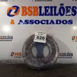 LOTE 020 - 01 ROLO DE CABO FLEXÍVEL 100M 1X10MM NA COR PRETA (NOVO). (NO ESTADO) ATENÇÃO! FAZER A VISITAÇÃO ANTES DE ARREMATAR, NÃO SABEMOS SE FUNCIONA. LEILÃO NÃO TEM GARANTIA E NEM DEVOLUÇÃO, SUJEITO A POSSÍVEIS AVARIAS VISÍVEIS/OCULTAS E/OU AUSÊNCIA DE COMPONENTES.